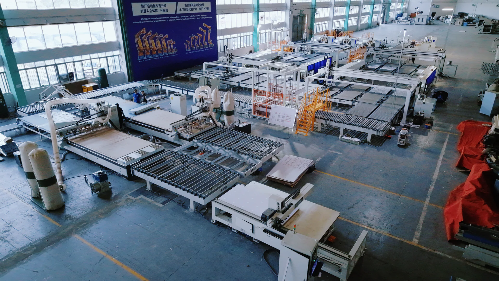 Woodworking machinery production line