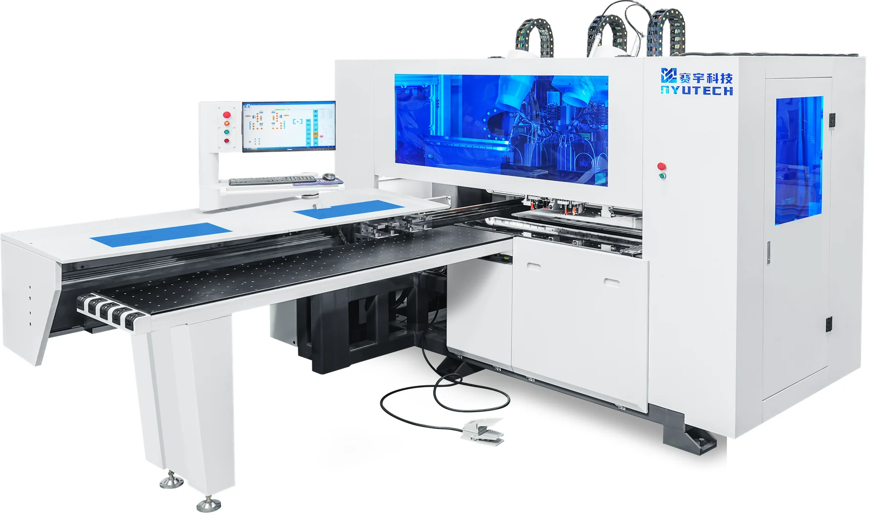 Six-sided drilling machine