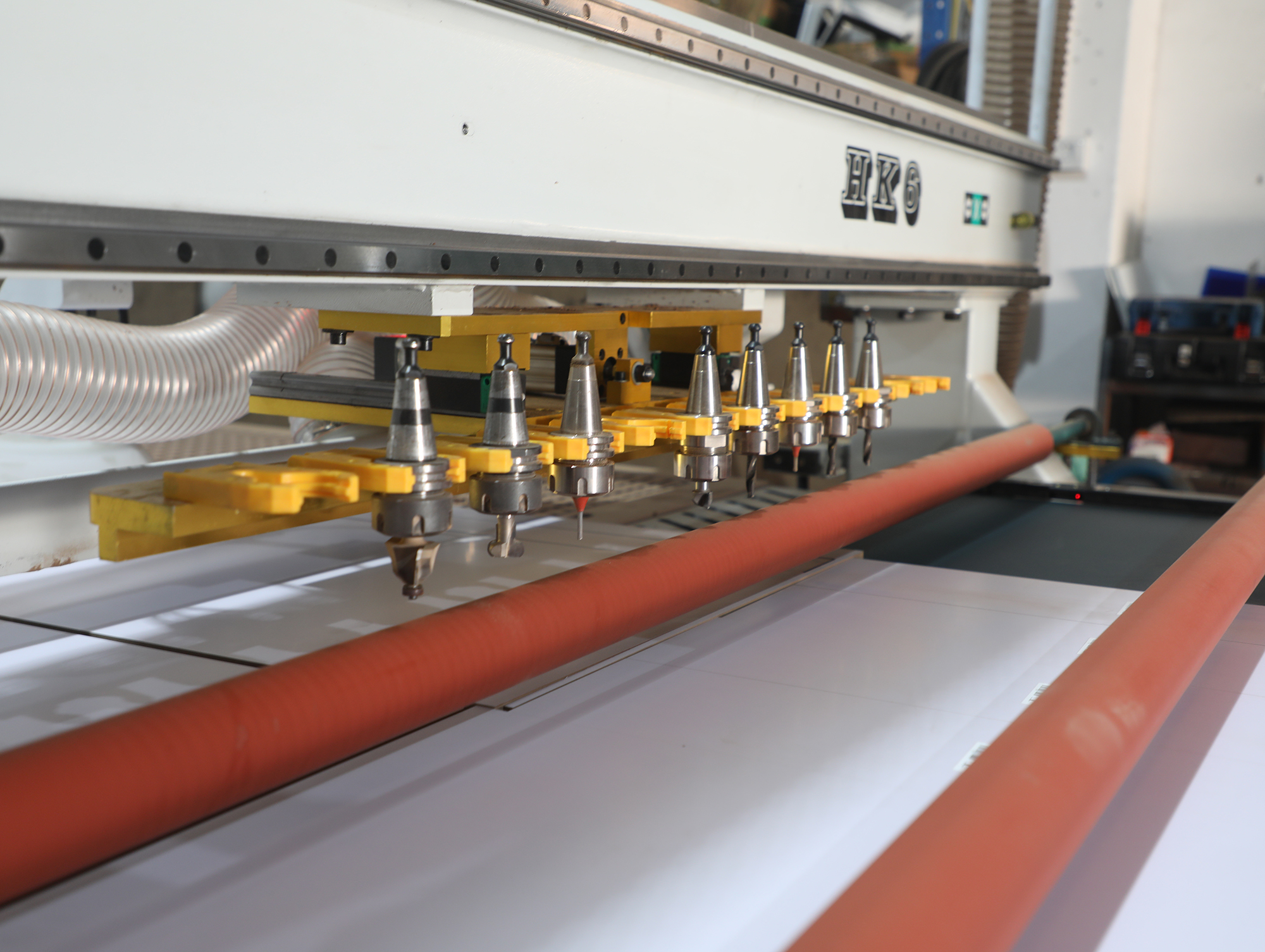 HK6 Large CNC Nesting Line With Automatic Labeling Machining Module