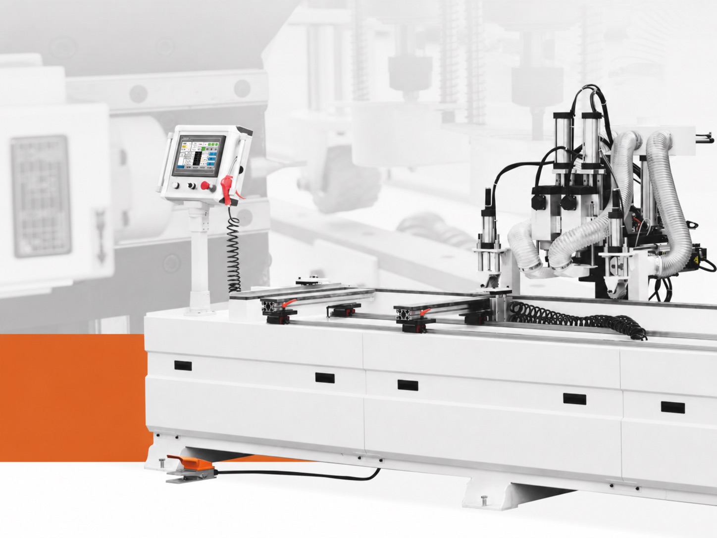 MSJ-2800 Four-Spindle Door Lock & Hinge Machine