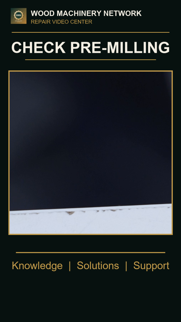 Why Does the Panel Edge Chip After Pre-Milling?