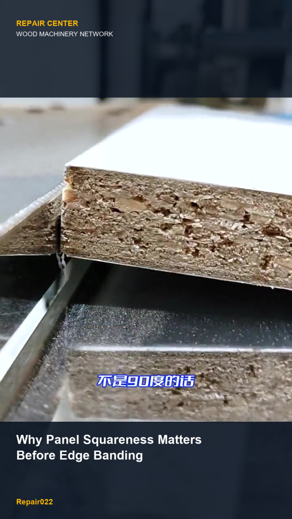 Why Panel Squareness Must Be Checked Before Edge Banding